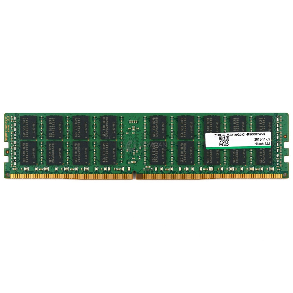 718GG-MJ316G3X1-R9000 HITACHI MEMORY 16GB 2RX4 PC4 2133P 17000R DDR4 718GG-MJ316G3X1-R9000 M393A2G40DB0-CPB M393A2G40DB0-CPB